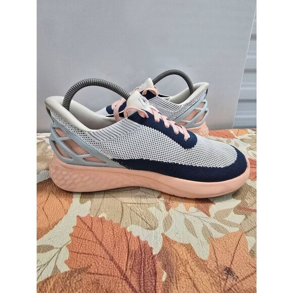 Kizik Athens Bahama Pink Blue Slip On Women’s Running Shoes Training Gym - Picture 2 of 6